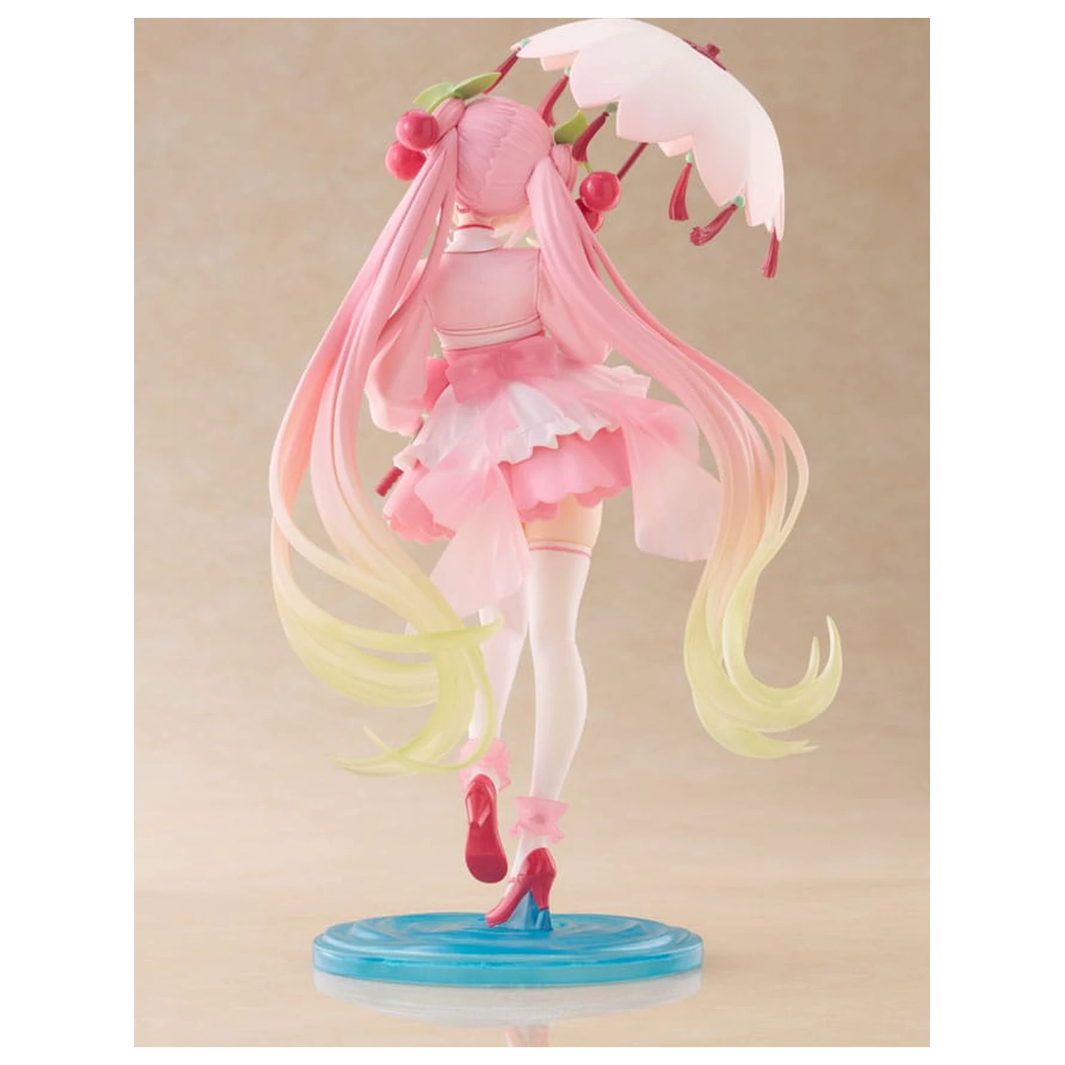 Hatsune Miku AMP PVC Statuie Newley Written Sakura Miku Sakura Dress Ver. 21 cm poza produsului