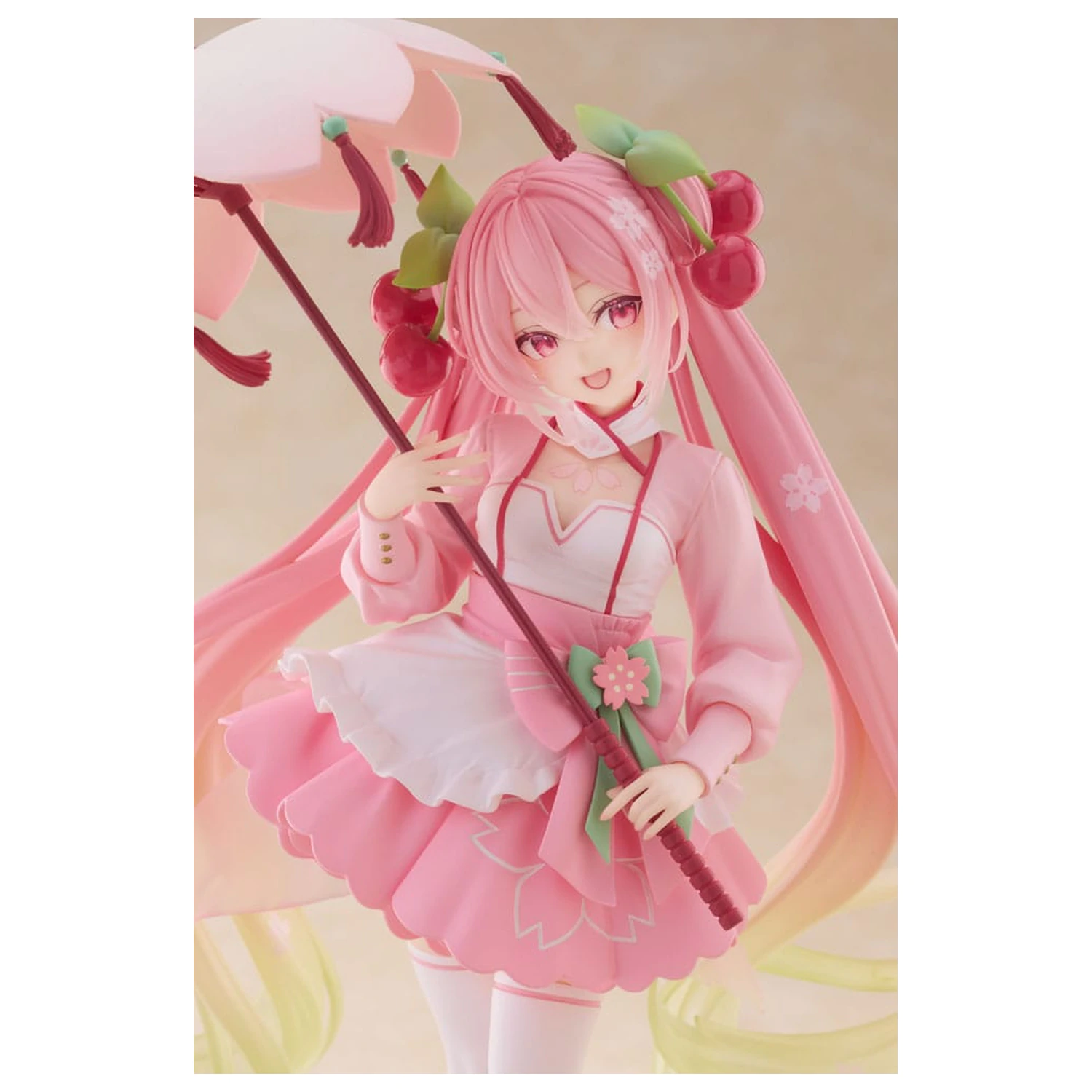 Hatsune Miku AMP PVC Statuie Newley Written Sakura Miku Sakura Dress Ver. 21 cm poza produsului