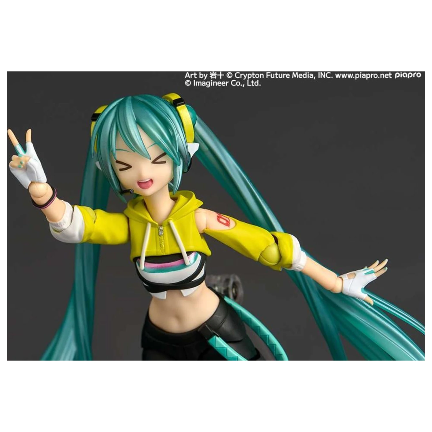 Hatsune Miku Boxing Version Figurina Revoltech A.Y. 15cm poza produsului
