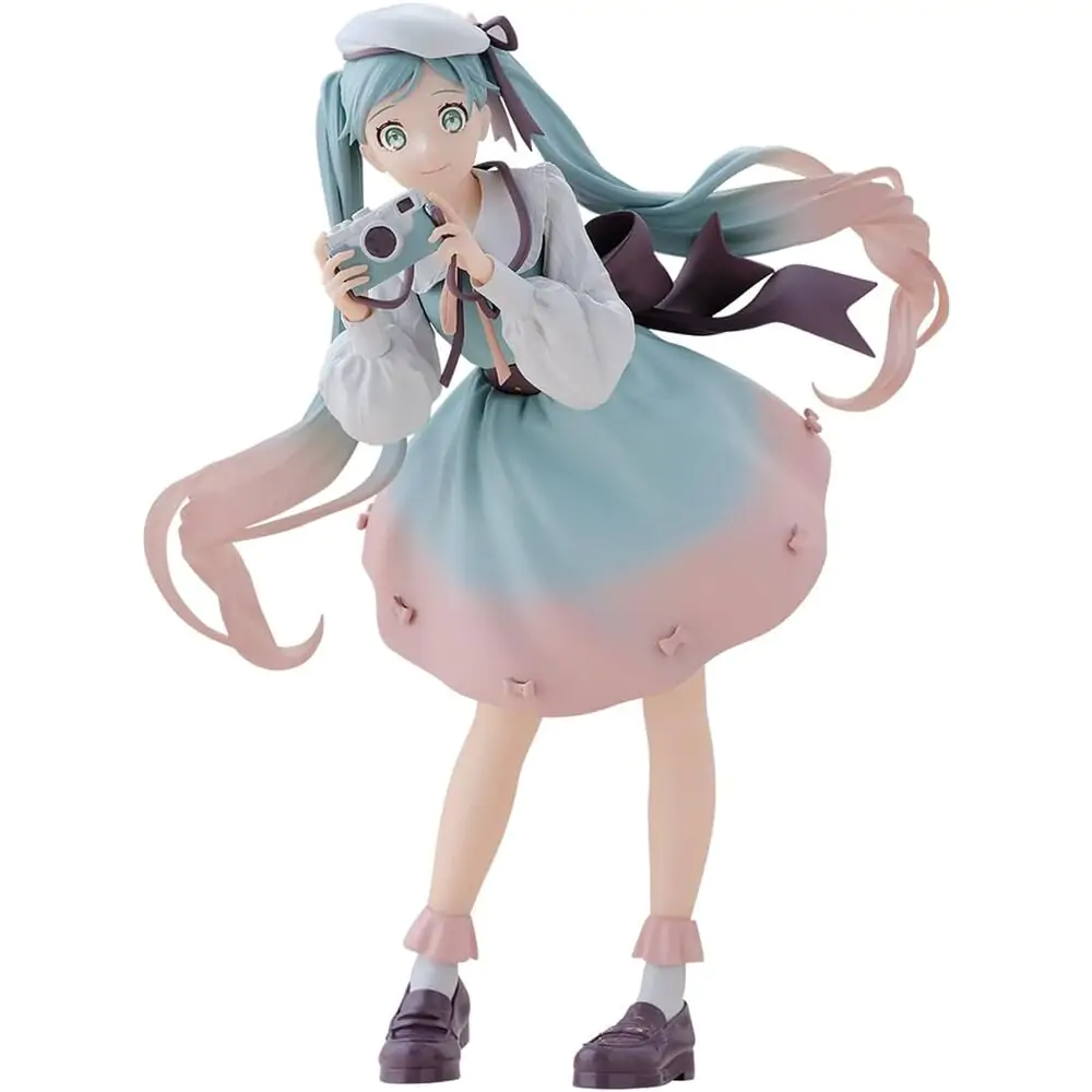 Hatsune Miku Camera Holiday Memories figurină 20cm poza produsului