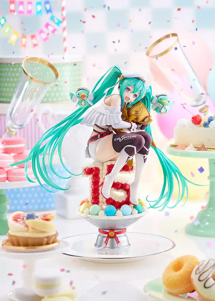 Hatsune Miku Characters statuie PVC 1/6 Racing Miku: 2023 - 15th Anniversary Ver. 26 cm poza produsului