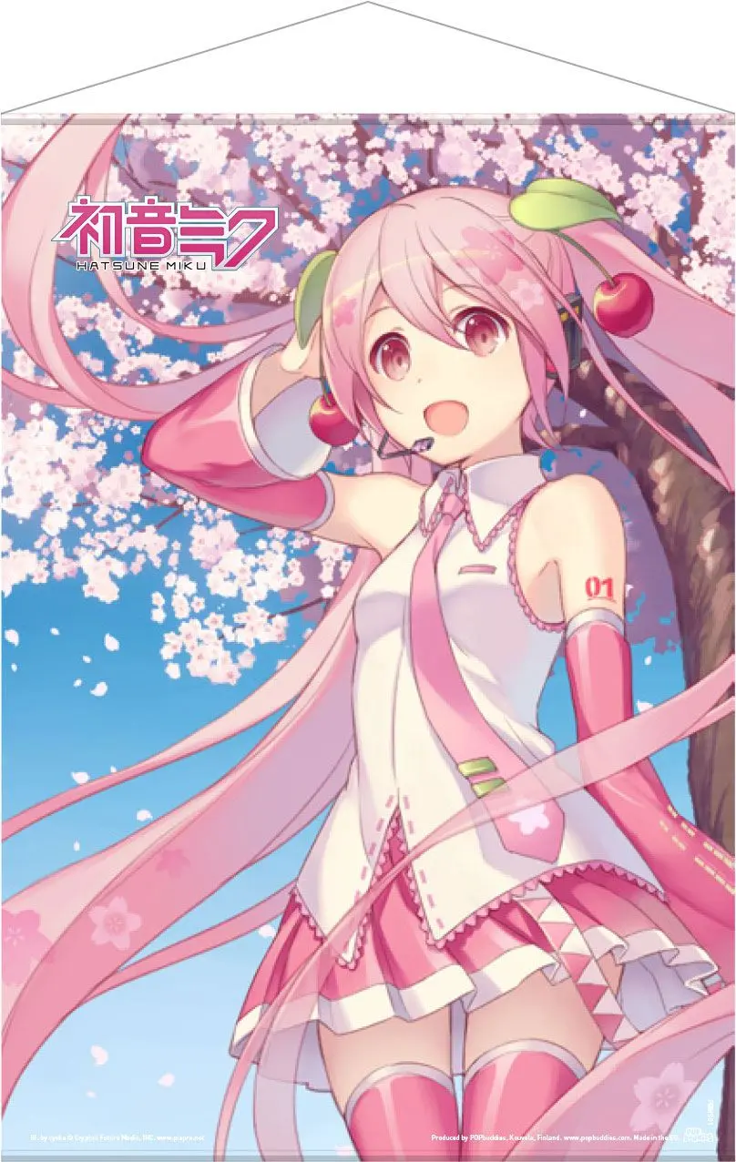 Hatsune Miku Tablou decorativ Cherry Blossom 50 x 70 cm poza produsului