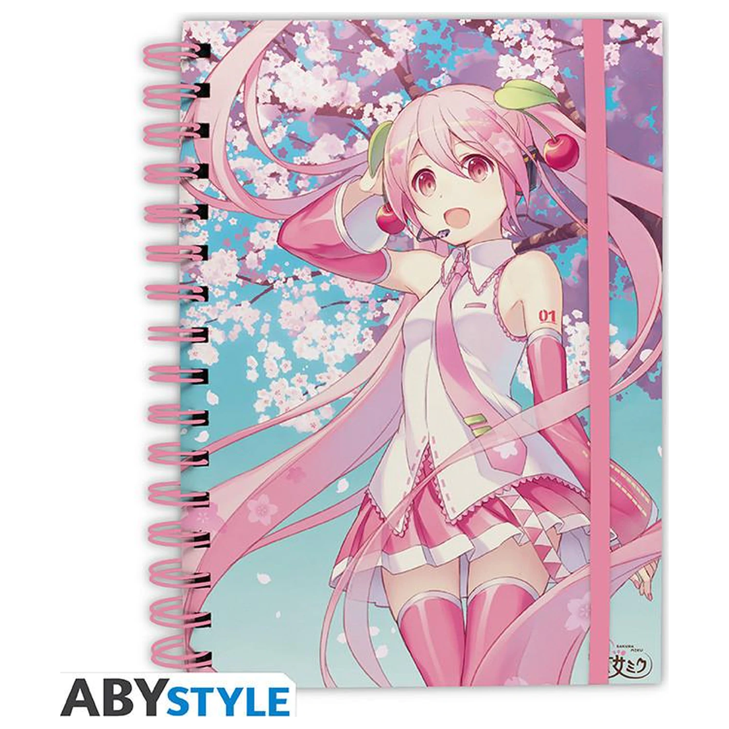 Hatsune Miku Cherry Blossoms Caiet A5 Spiral poza produsului