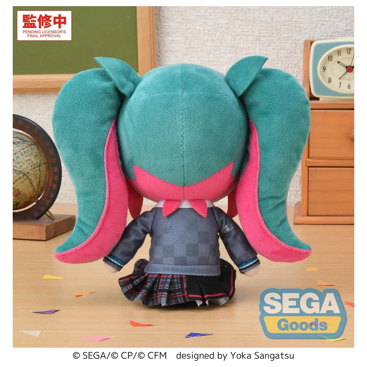 Hatsune Miku: Colorful Stage! Figurina de pluș fuwa petit M -School SEKAI Hatsune Miku- poza produsului
