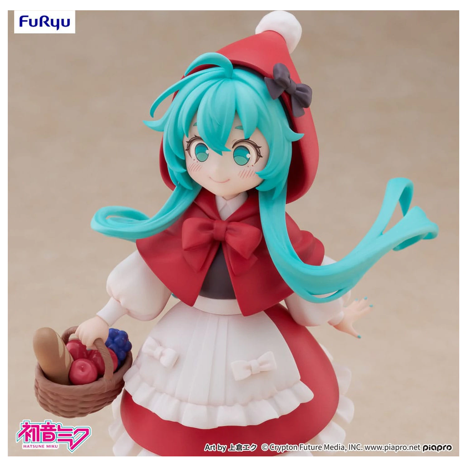 Statuie Hatsune Miku Desktop Fairy din PVC Hatsune Miku Little red riding hood Ver. 16 cm poza produsului