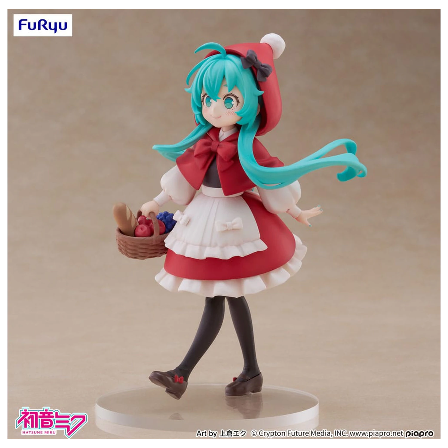 Statuie Hatsune Miku Desktop Fairy din PVC Hatsune Miku Little red riding hood Ver. 16 cm poza produsului