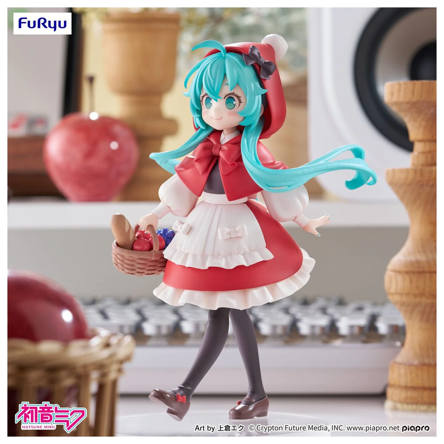 Statuie Hatsune Miku Desktop Fairy din PVC Hatsune Miku Little red riding hood Ver. 16 cm poza produsului