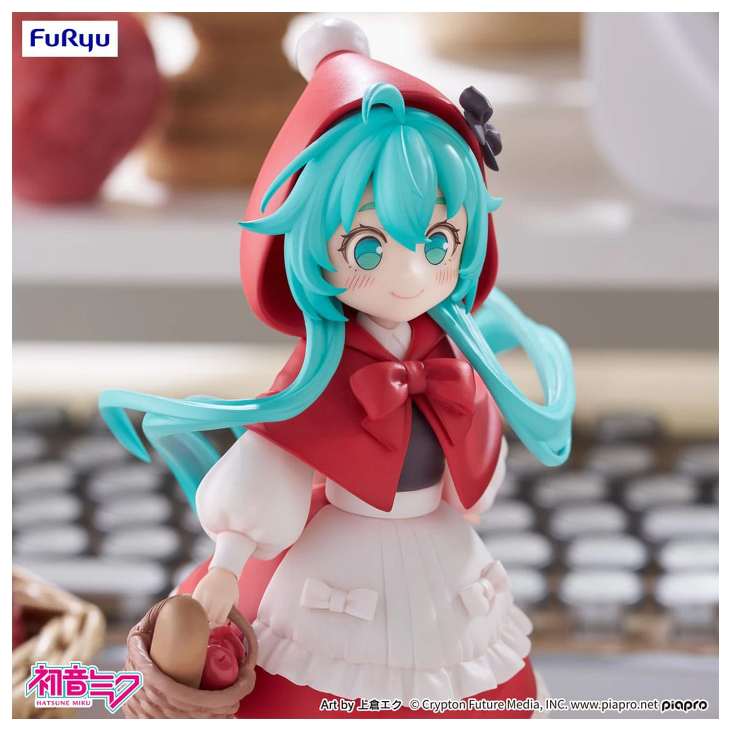 Statuie Hatsune Miku Desktop Fairy din PVC Hatsune Miku Little red riding hood Ver. 16 cm poza produsului