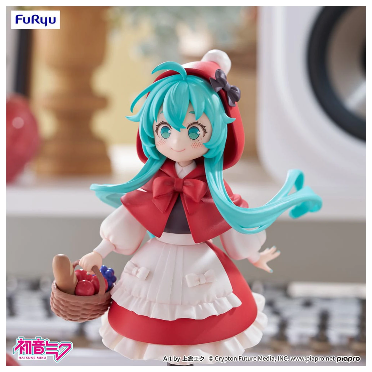 Statuie Hatsune Miku Desktop Fairy din PVC Hatsune Miku Little red riding hood Ver. 16 cm poza produsului
