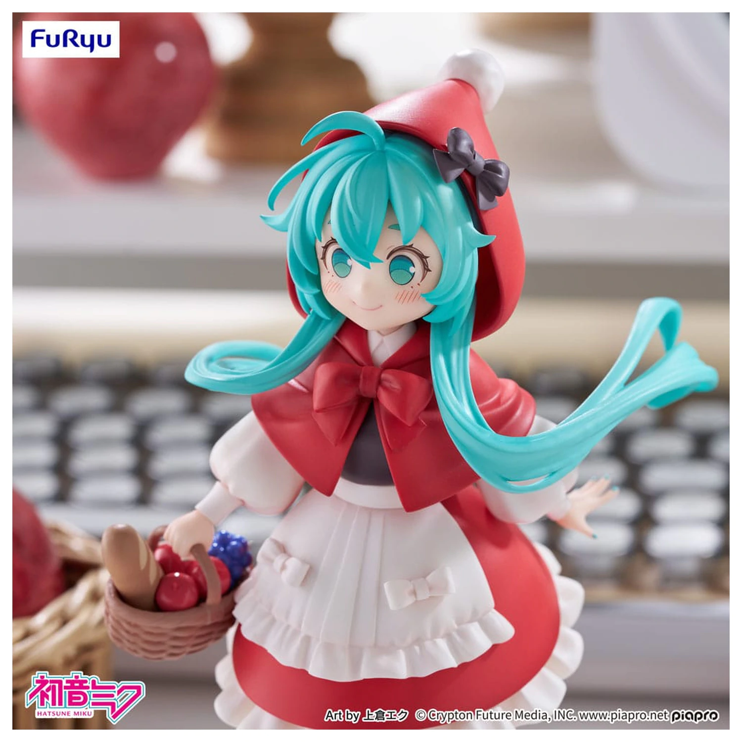 Statuie Hatsune Miku Desktop Fairy din PVC Hatsune Miku Little red riding hood Ver. 16 cm poza produsului