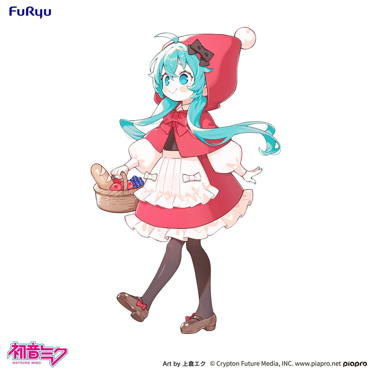Statuie Hatsune Miku Desktop Fairy din PVC Hatsune Miku Little red riding hood Ver. 16 cm poza produsului