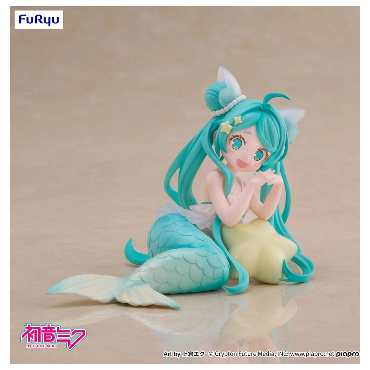 Hatsune Miku Desktop Fairy Statuie PVC Hatsune Miku Mermaid princess Ver. 9 cm poza produsului