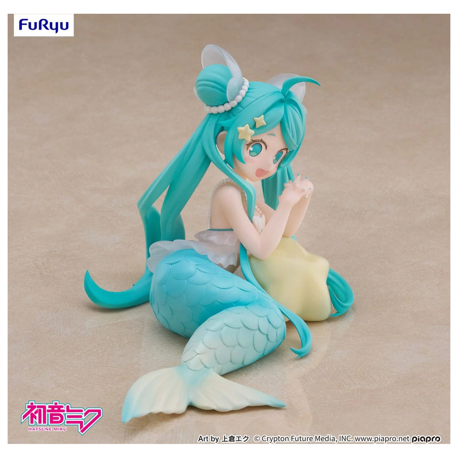 Hatsune Miku Desktop Fairy Statuie PVC Hatsune Miku Mermaid princess Ver. 9 cm poza produsului