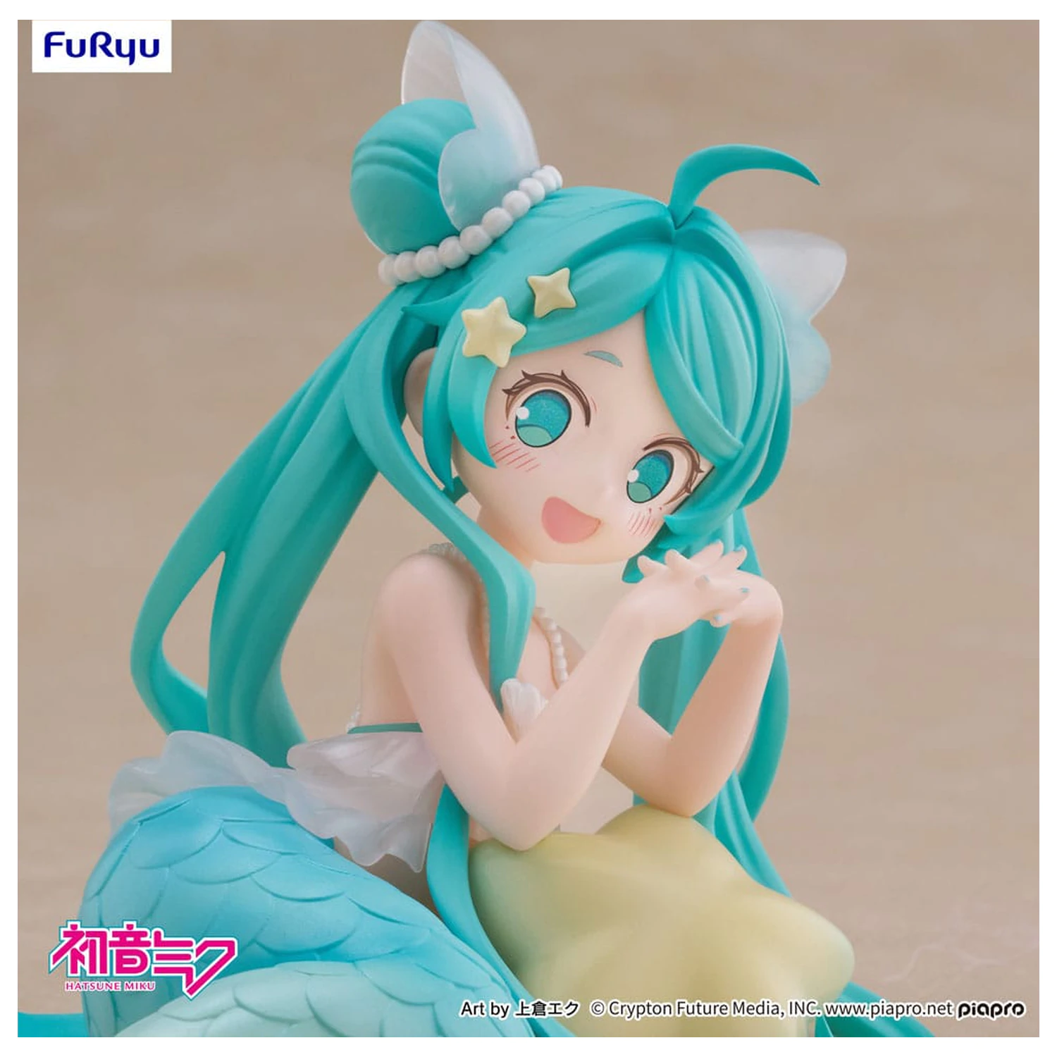 Hatsune Miku Desktop Fairy Statuie PVC Hatsune Miku Mermaid princess Ver. 9 cm poza produsului