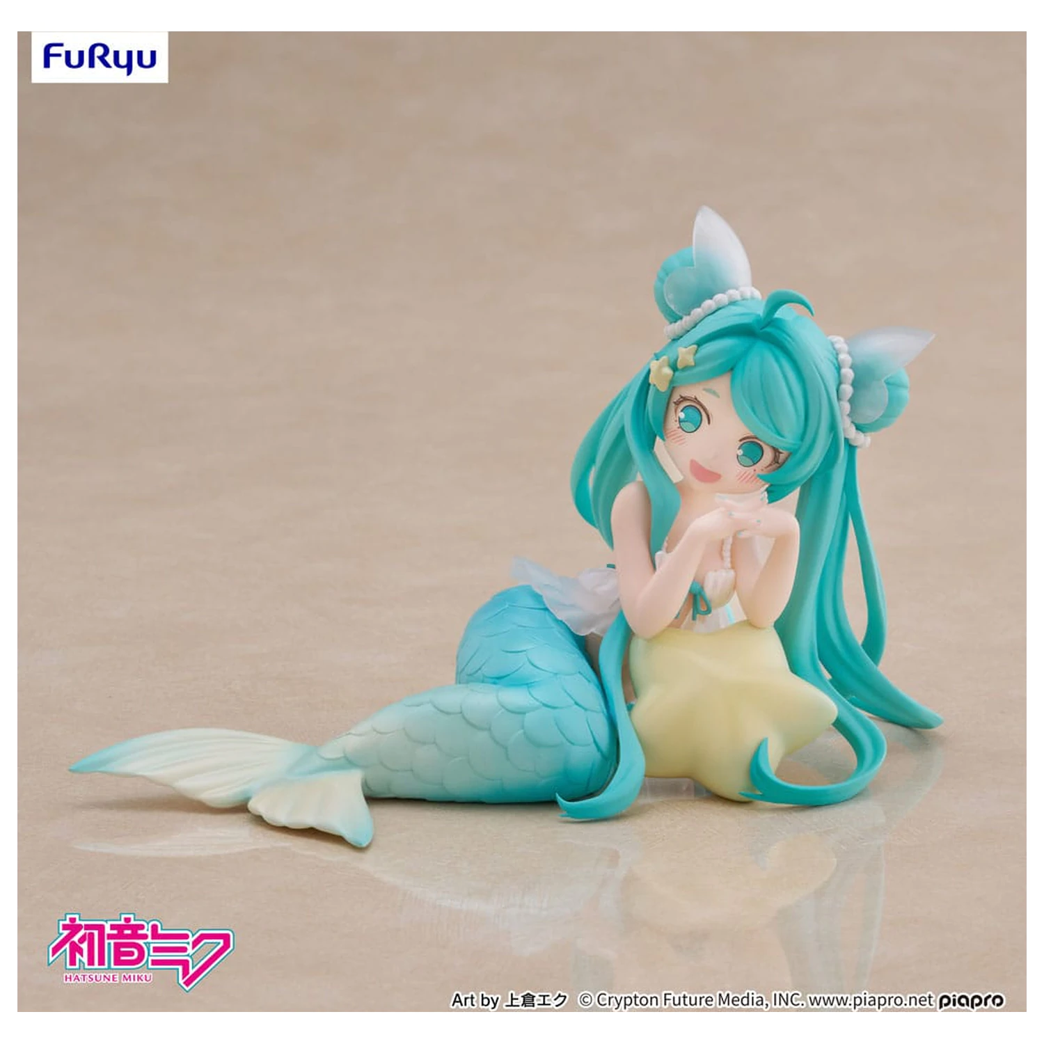 Hatsune Miku Desktop Fairy Statuie PVC Hatsune Miku Mermaid princess Ver. 9 cm poza produsului