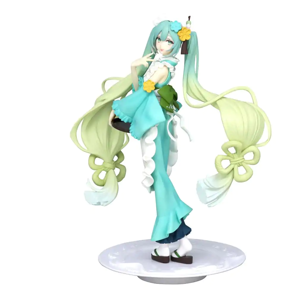 Hatsune Miku Exceed Creative Statuie PVC Matcha Green Tea Parfait Mint Ver. 21 cm poza produsului