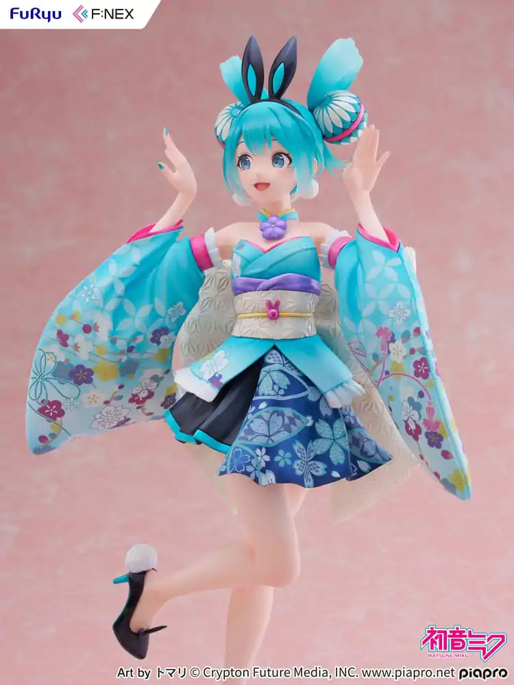 Hatsune Miku F:NEX Statuie PVC 1/7 Hatsune Miku Wa-bunny 27 cm poza produsului