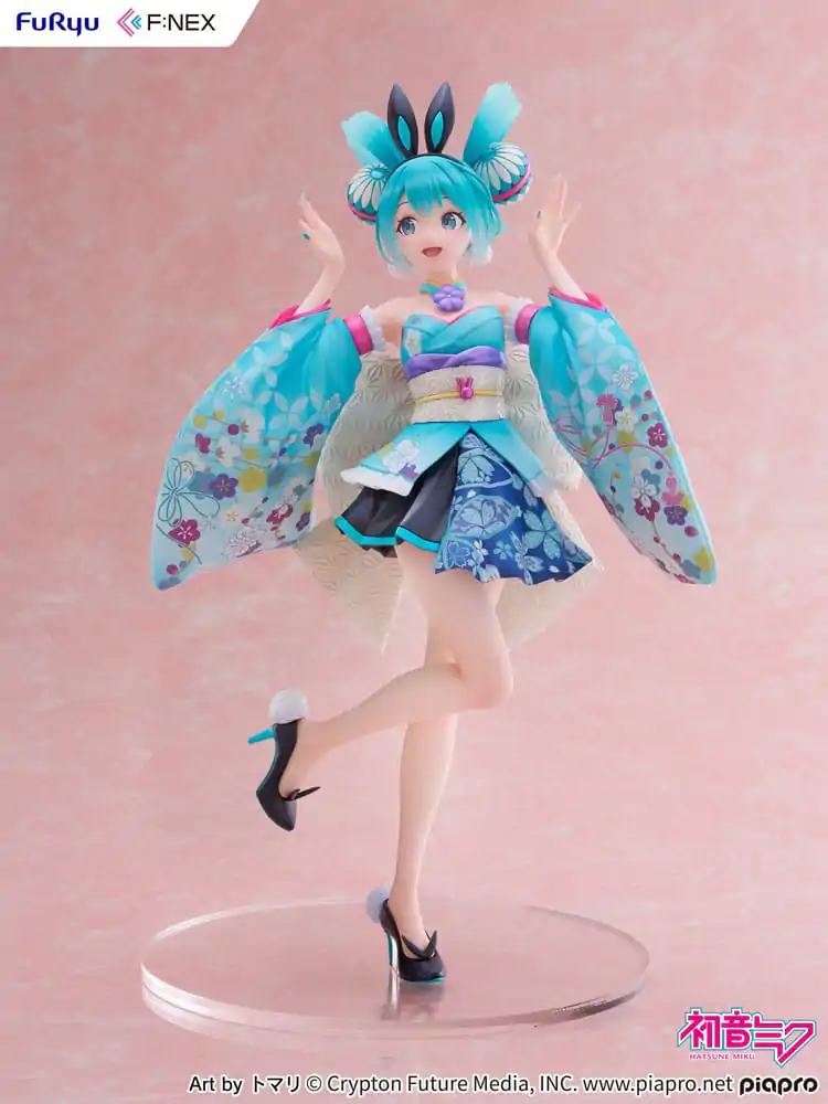 Hatsune Miku F:NEX Statuie PVC 1/7 Hatsune Miku Wa-bunny 27 cm poza produsului