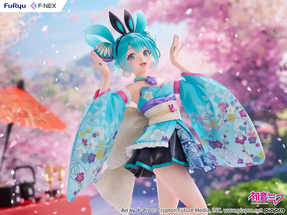 Hatsune Miku F:NEX Statuie PVC 1/7 Hatsune Miku Wa-bunny 27 cm poza produsului