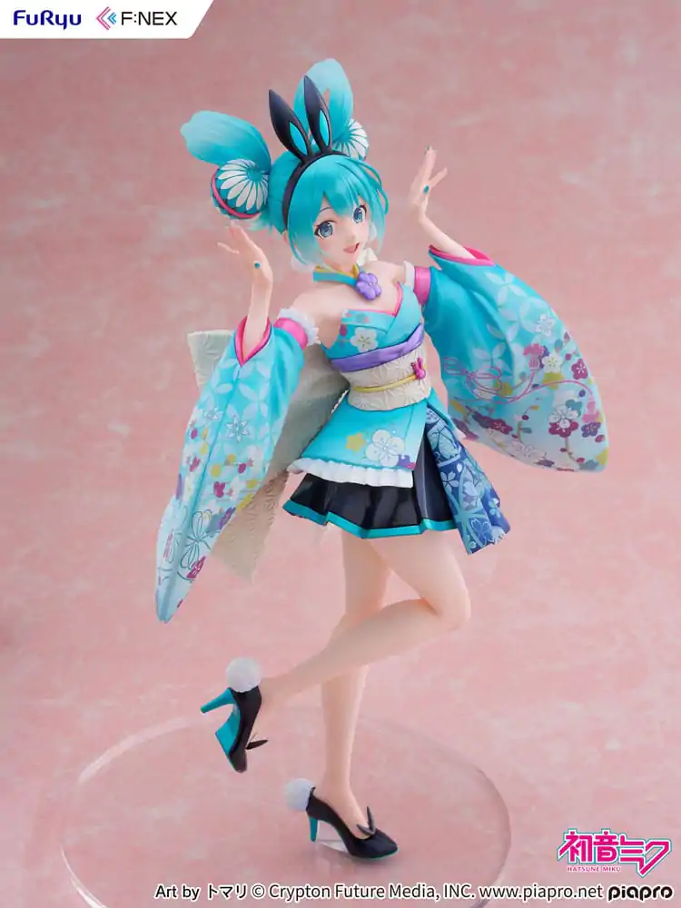 Hatsune Miku F:NEX Statuie PVC 1/7 Hatsune Miku Wa-bunny 27 cm poza produsului