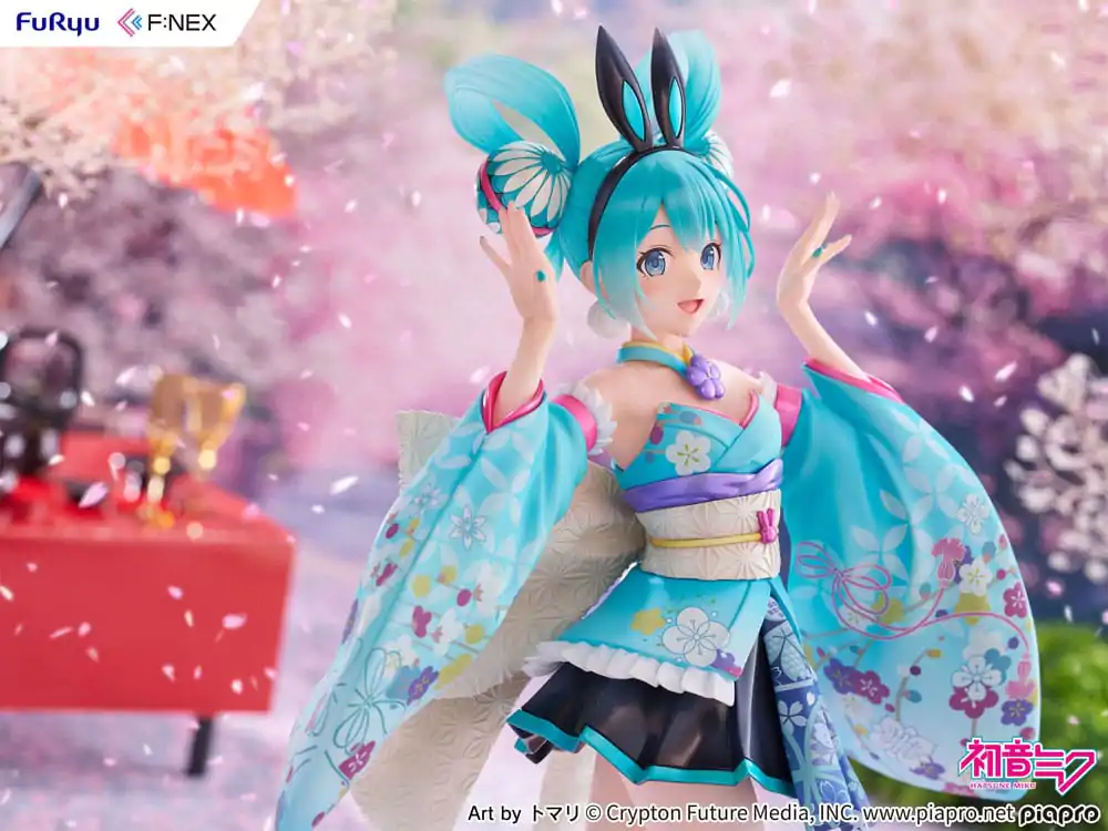 Hatsune Miku F:NEX Statuie PVC 1/7 Hatsune Miku Wa-bunny 27 cm poza produsului