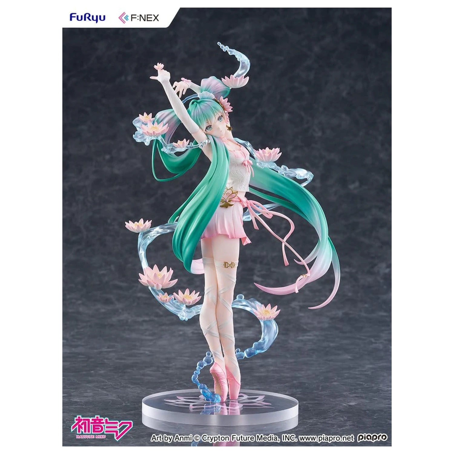 Hatsune Miku F:NEX PVC Statuie 1/7 Water lily Ver. 27 cm poza produsului