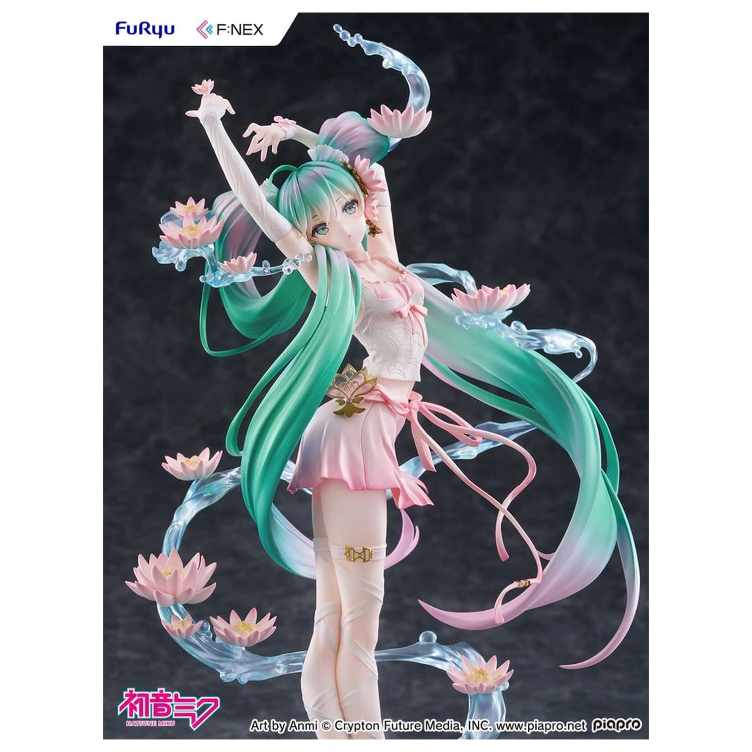 Hatsune Miku F:NEX PVC Statuie 1/7 Water lily Ver. 27 cm poza produsului