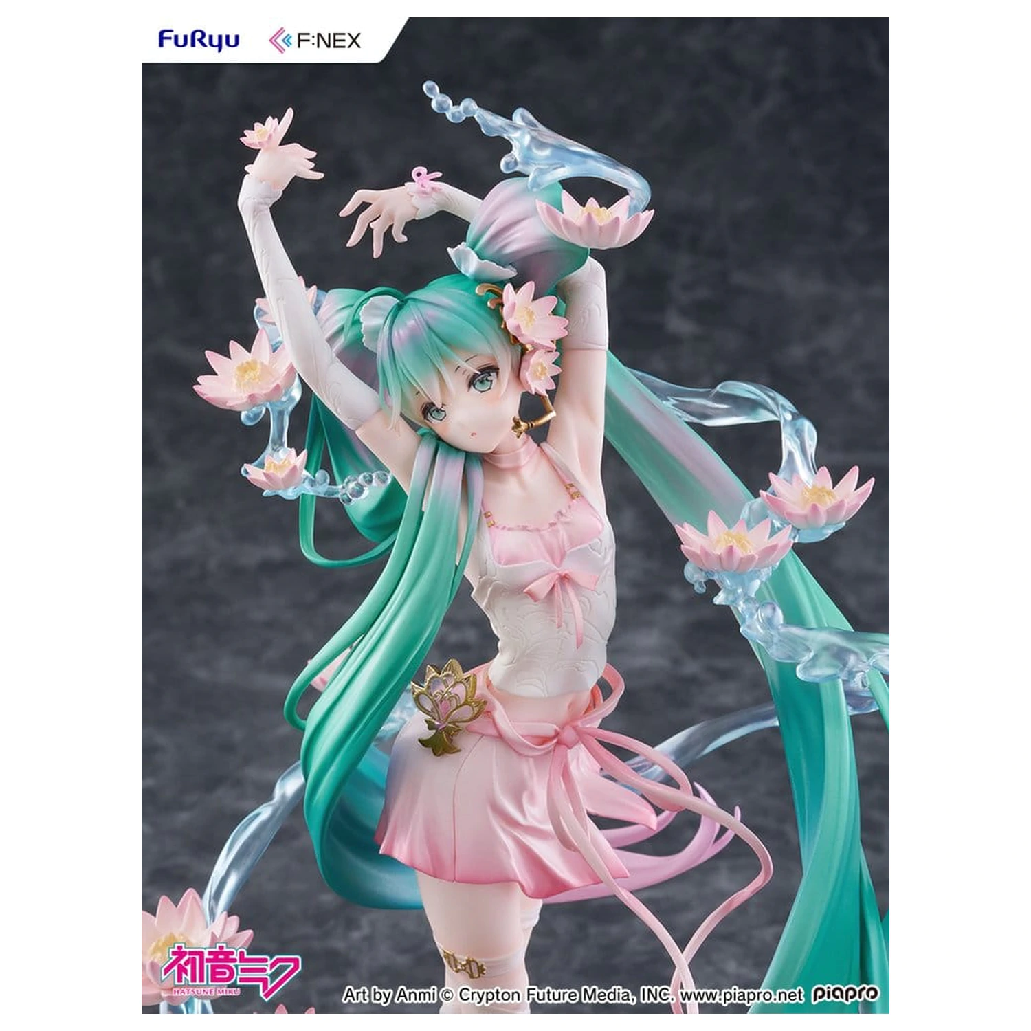 Hatsune Miku F:NEX PVC Statuie 1/7 Water lily Ver. 27 cm poza produsului