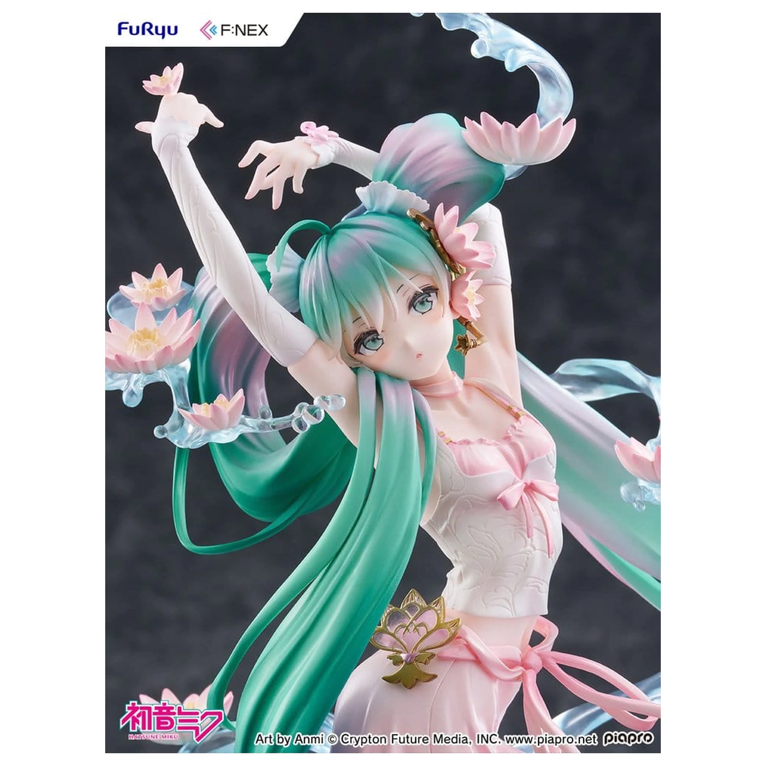 Hatsune Miku F:NEX PVC Statuie 1/7 Water lily Ver. 27 cm poza produsului