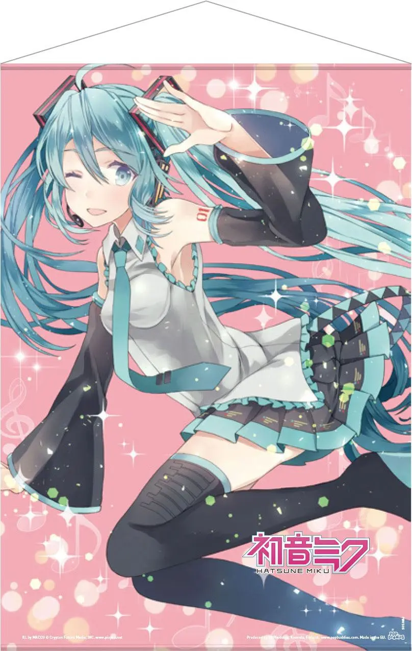 Sul de perete Hatsune Miku Roz Sclipici Miku 50 x 70 cm poza produsului