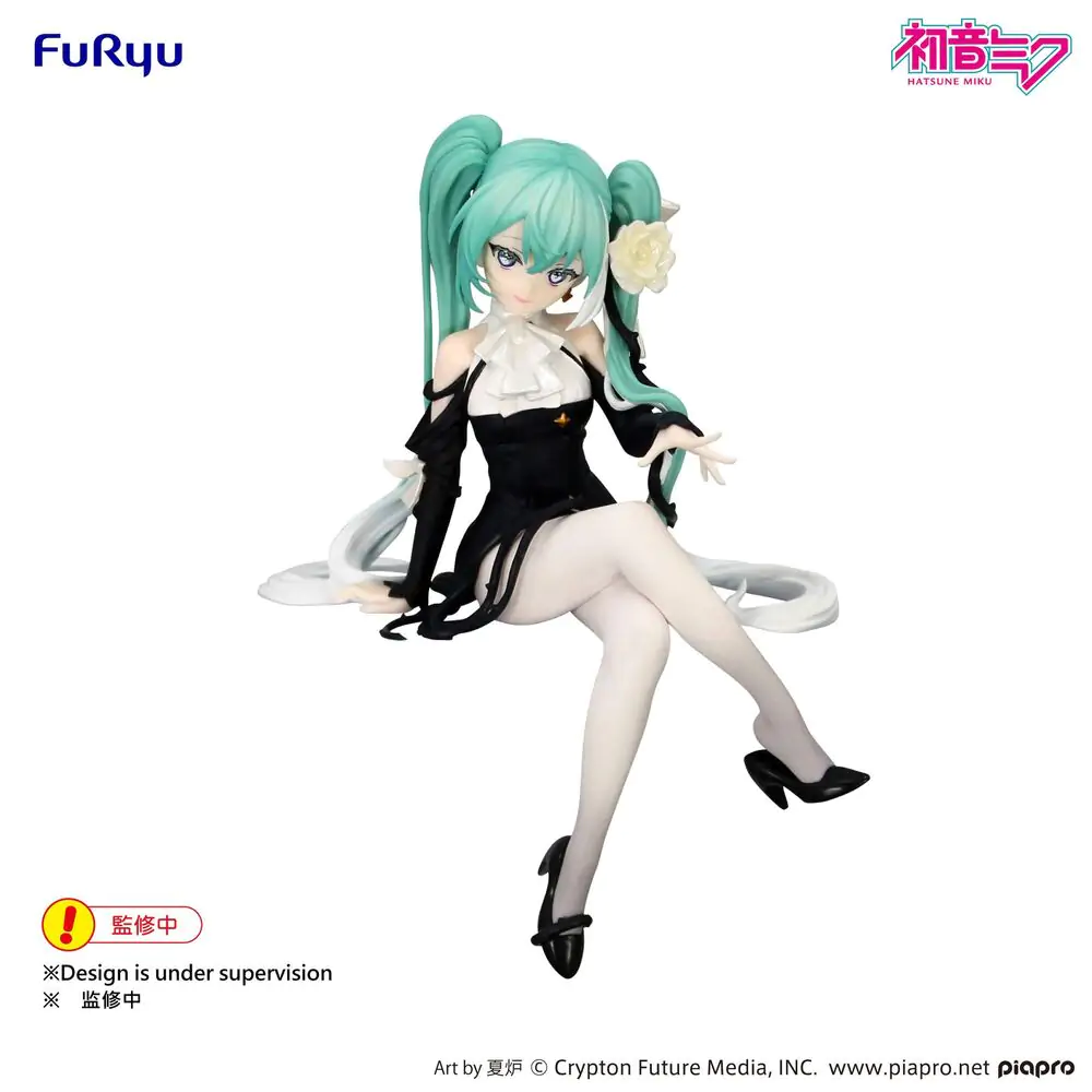 Hatsune Miku Flower Fairy White Rose Character Vocal Series Hatsune Miku Flower Noodle Stopper figurina 14cm poza produsului