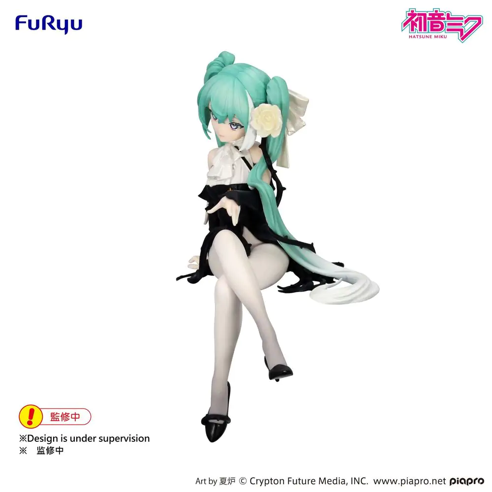 Hatsune Miku Flower Fairy White Rose Character Vocal Series Hatsune Miku Flower Noodle Stopper figurina 14cm poza produsului