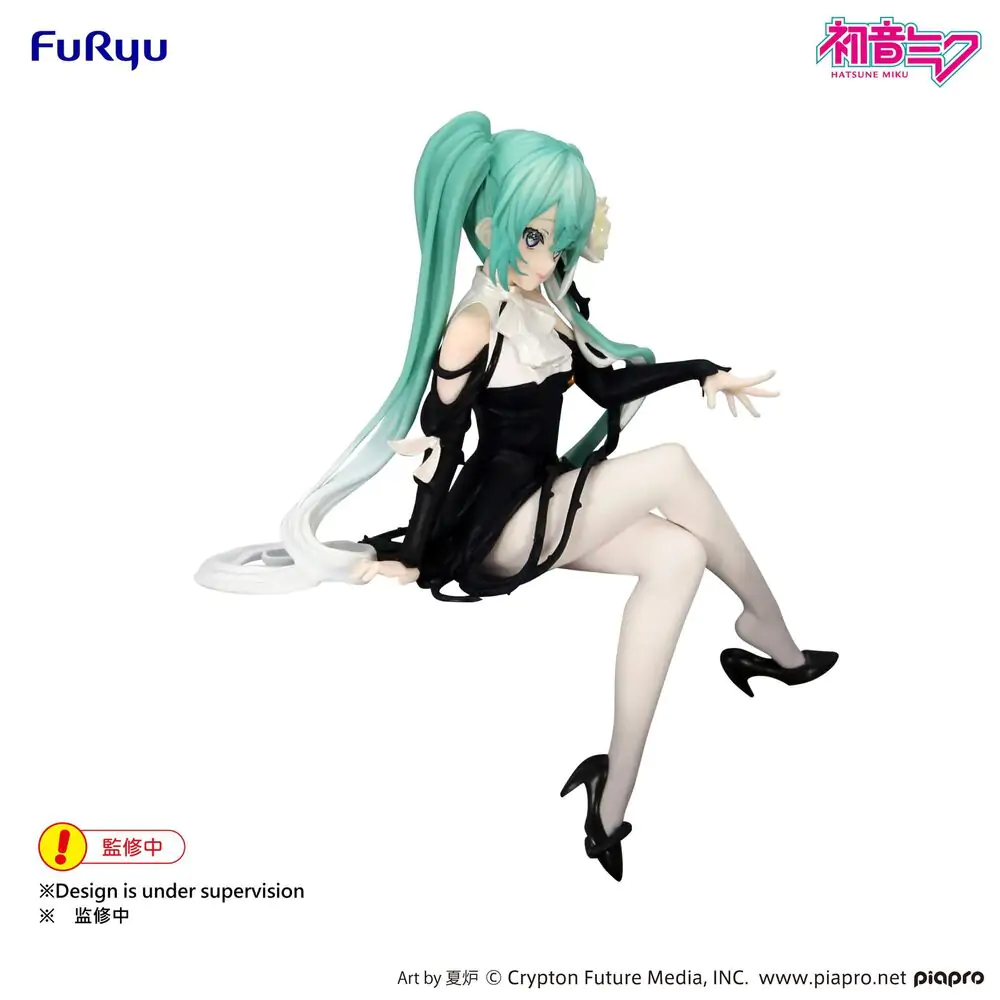 Hatsune Miku Flower Fairy White Rose Character Vocal Series Hatsune Miku Flower Noodle Stopper figurina 14cm poza produsului