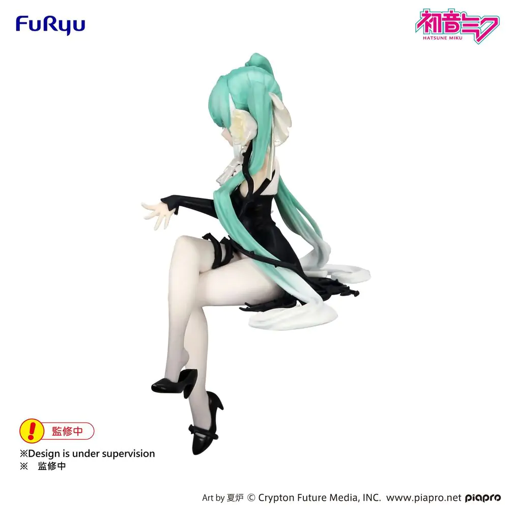 Hatsune Miku Flower Fairy White Rose Character Vocal Series Hatsune Miku Flower Noodle Stopper figurina 14cm poza produsului