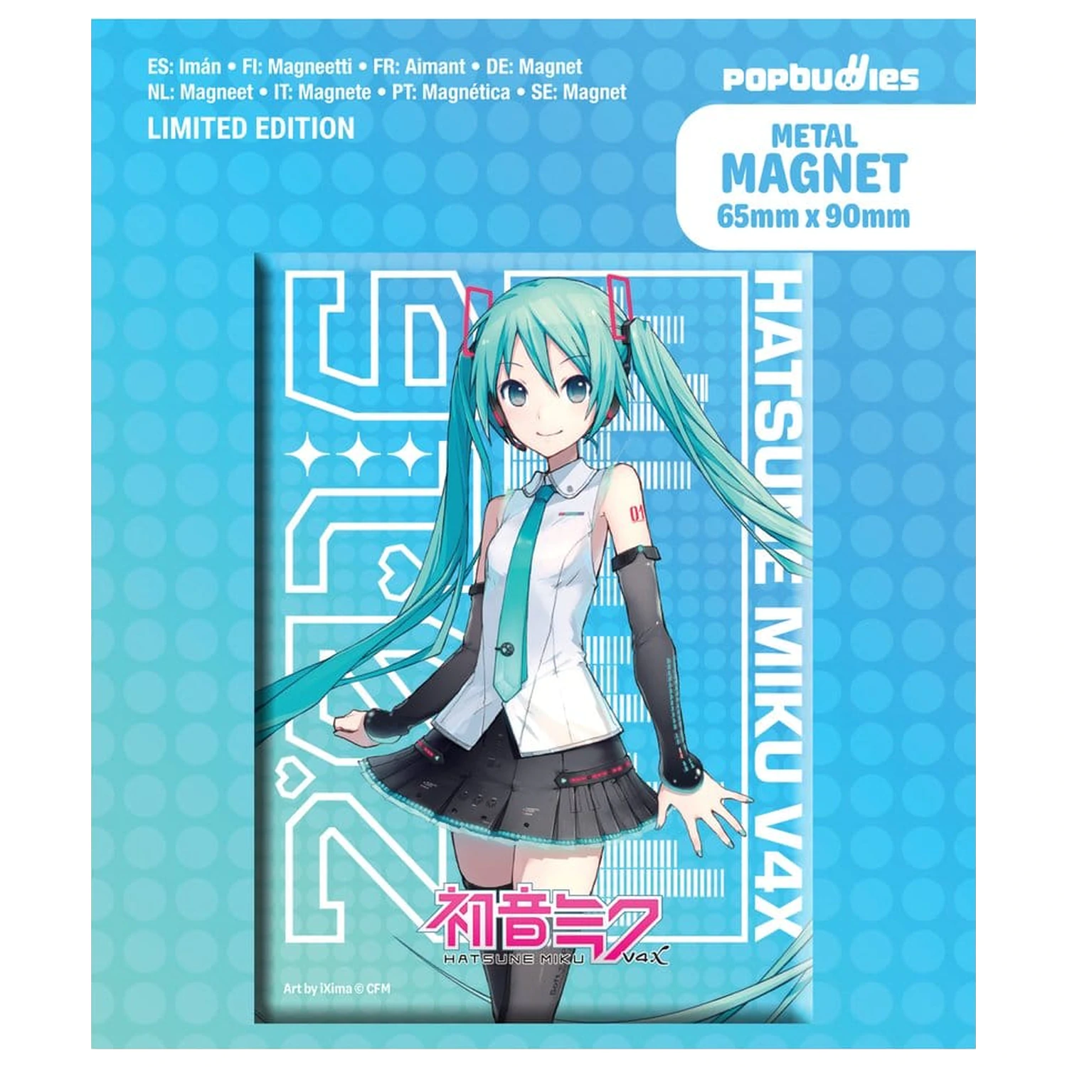 Hatsune Miku Magnet Frigider V4x Metal poza produsului