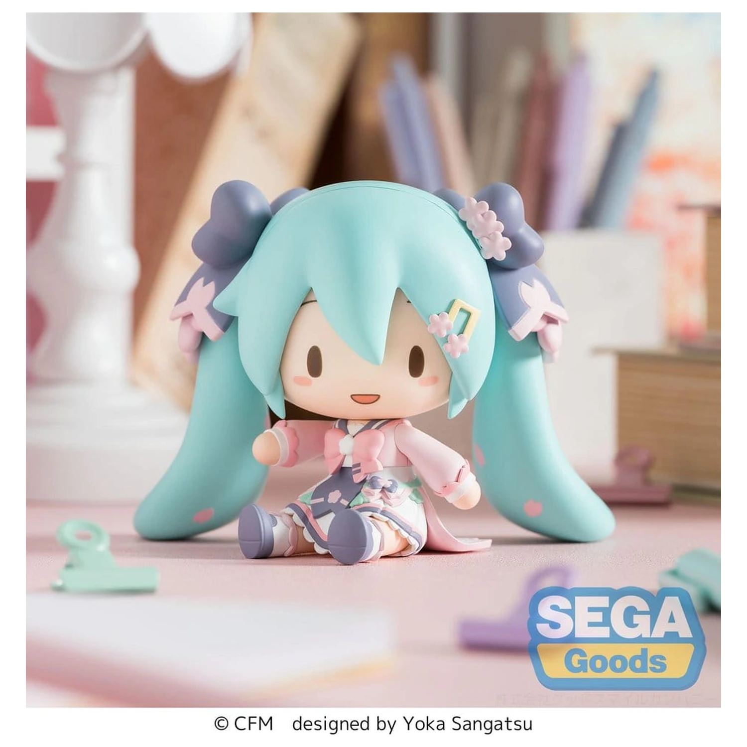 Hatsune Miku fuwa petit Chibi Figura "New Semester" 8 cm poza produsului
