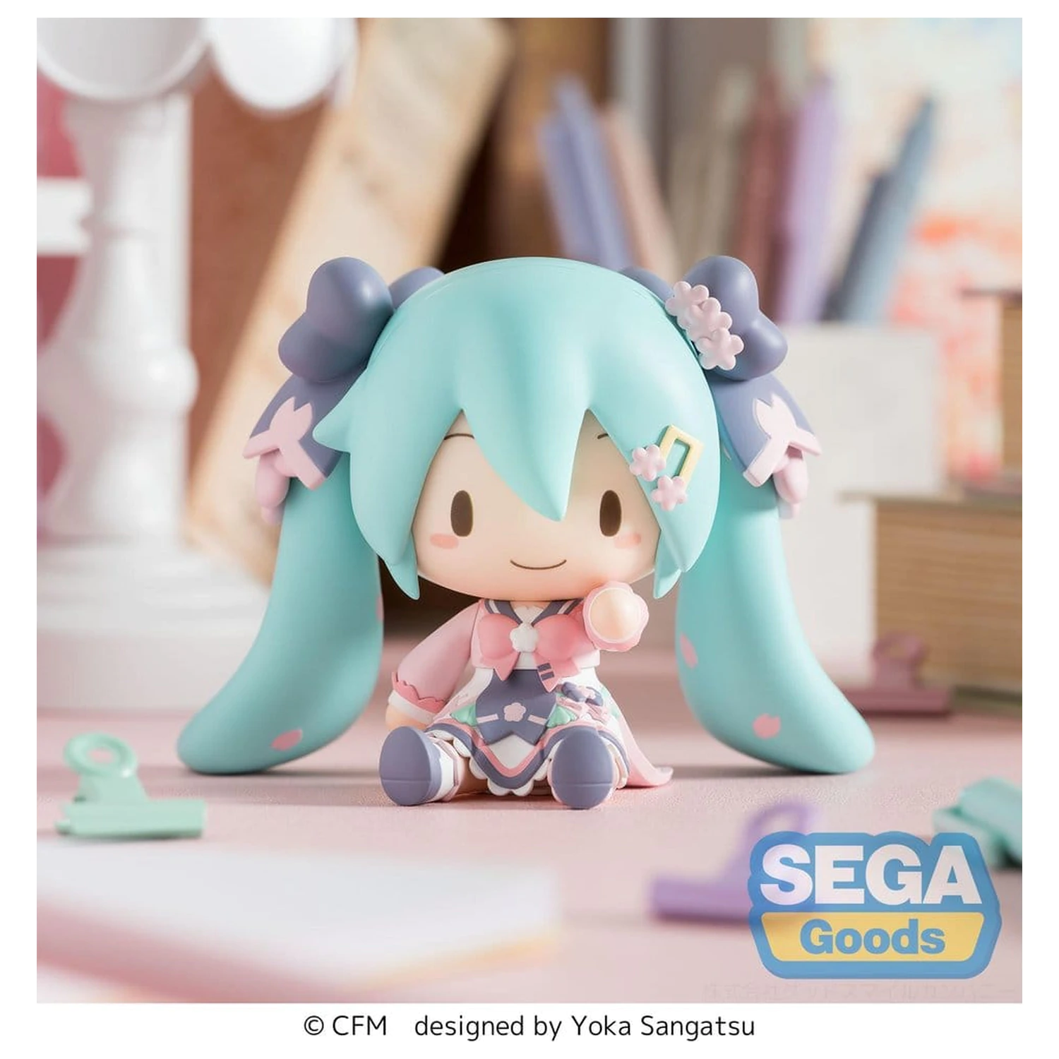 Hatsune Miku fuwa petit Chibi Figura "New Semester" 8 cm poza produsului