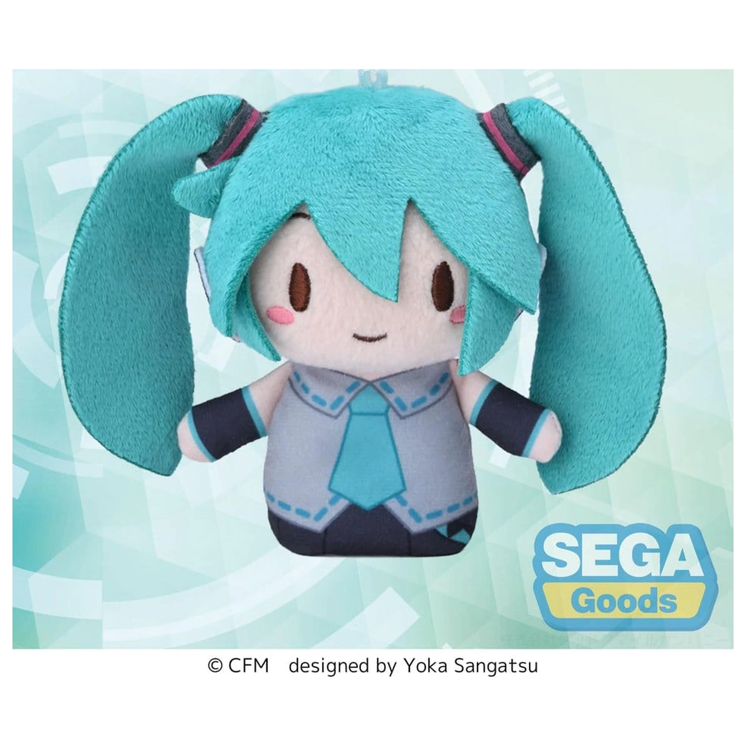 Figurina plus breloc pentru deget Hatsune Miku Fuwa Petit Plush Figure Finger Mascot 10 cm poza produsului