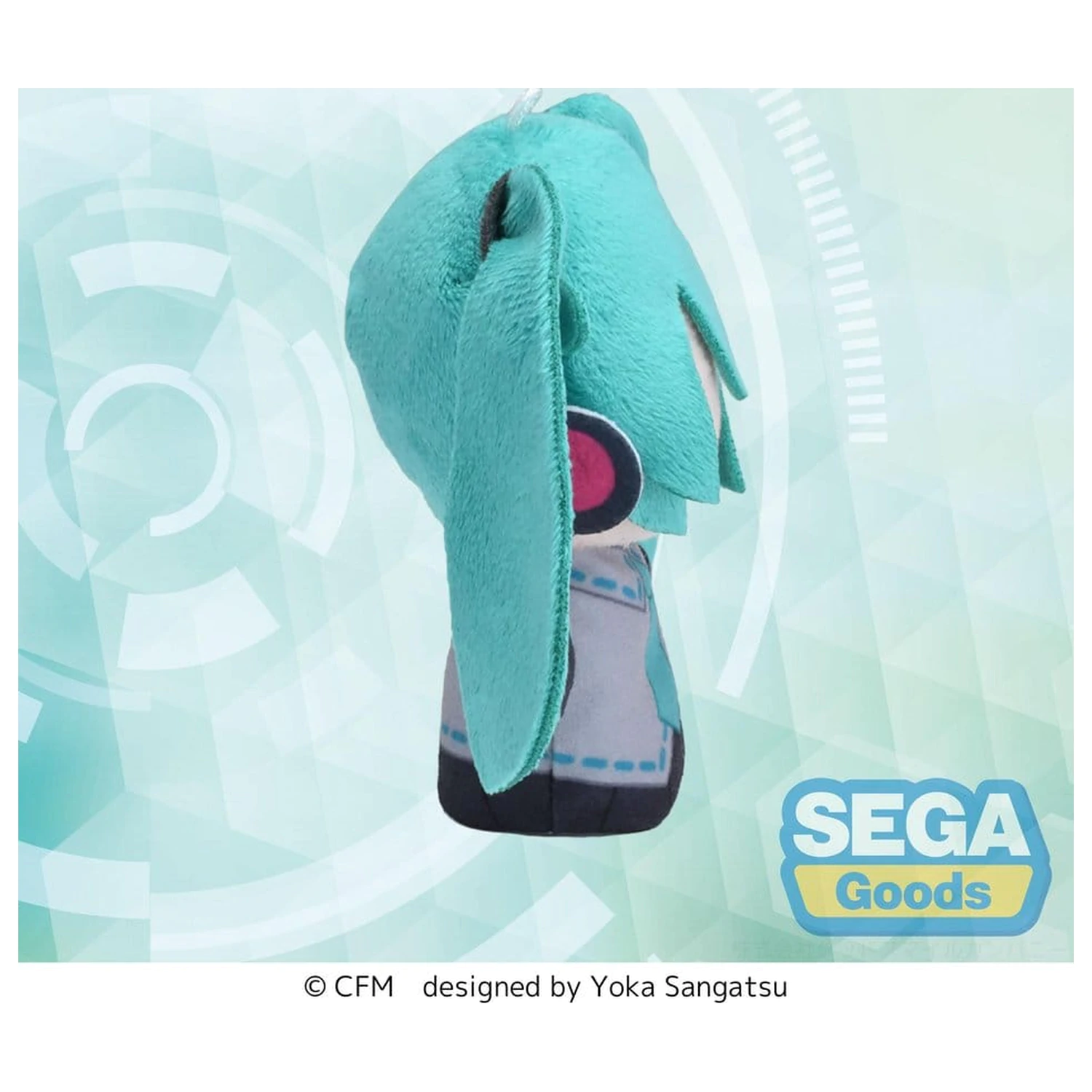 Figurina plus breloc pentru deget Hatsune Miku Fuwa Petit Plush Figure Finger Mascot 10 cm poza produsului