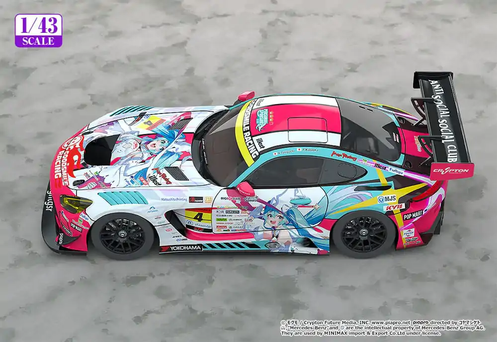 Hatsune Miku GT Project Vehicul 1/43 Hatsune Miku AMG 2024 Season Opening Ver. 11 cm poza produsului