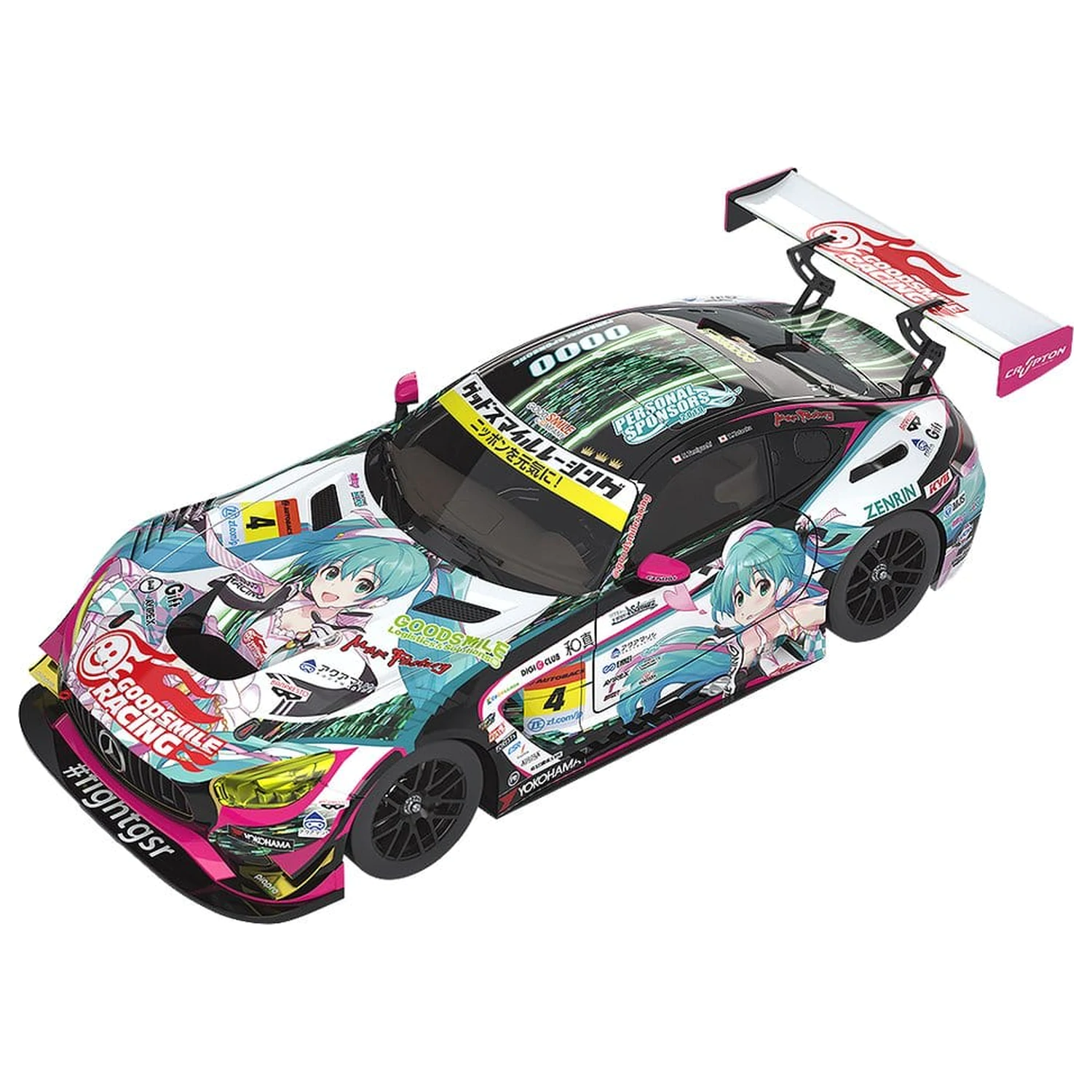 Hatsune Miku GT Project Vehicul 1/18 Good Smile Hatsune Miku AMG 2019 Ver. 26 cm poza produsului
