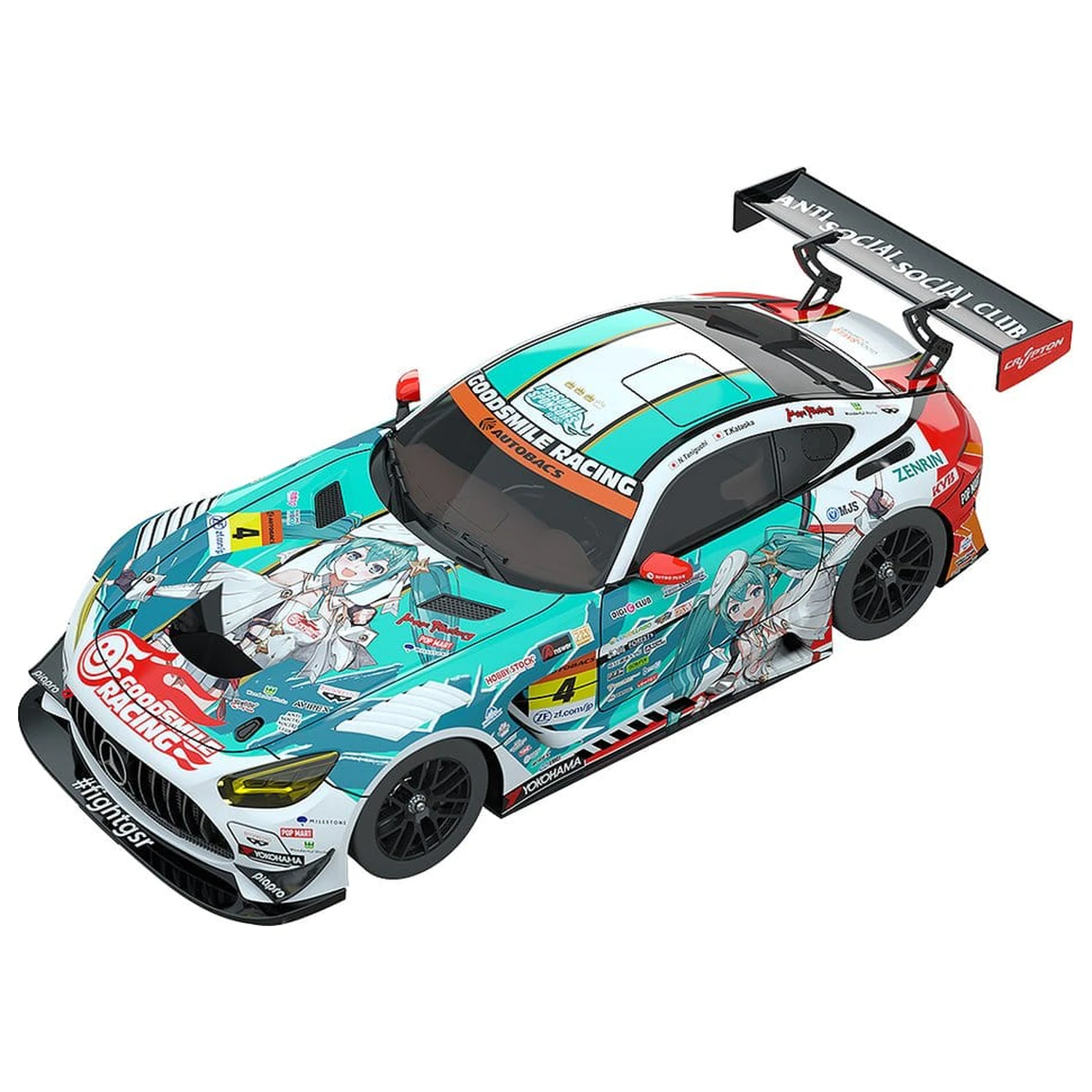 Hatsune Miku GT Project Vehicul 1/43 Good Smile Hatsune Miku AMG 2023 Season Opening Ver. 11 cm poza produsului
