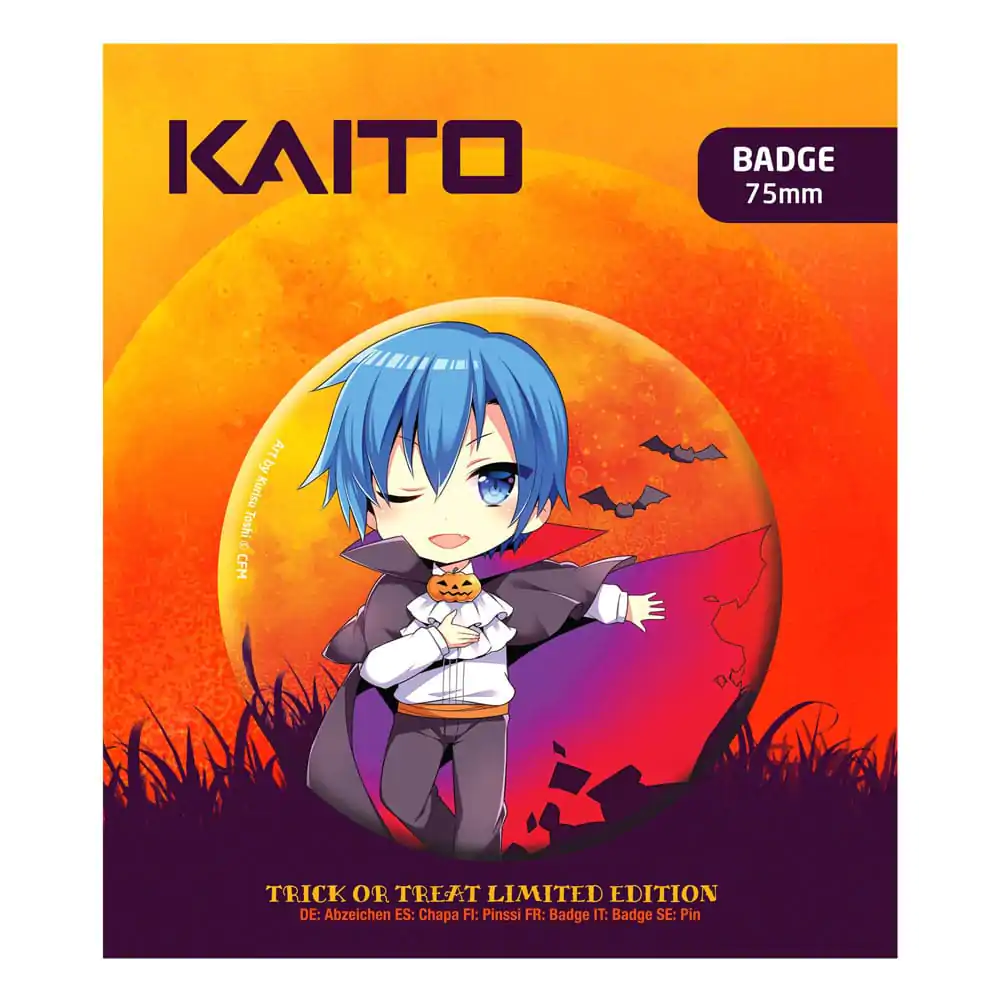 Hatsune Miku Pin Badge Ediție Limitată Halloween Kaito poza produsului