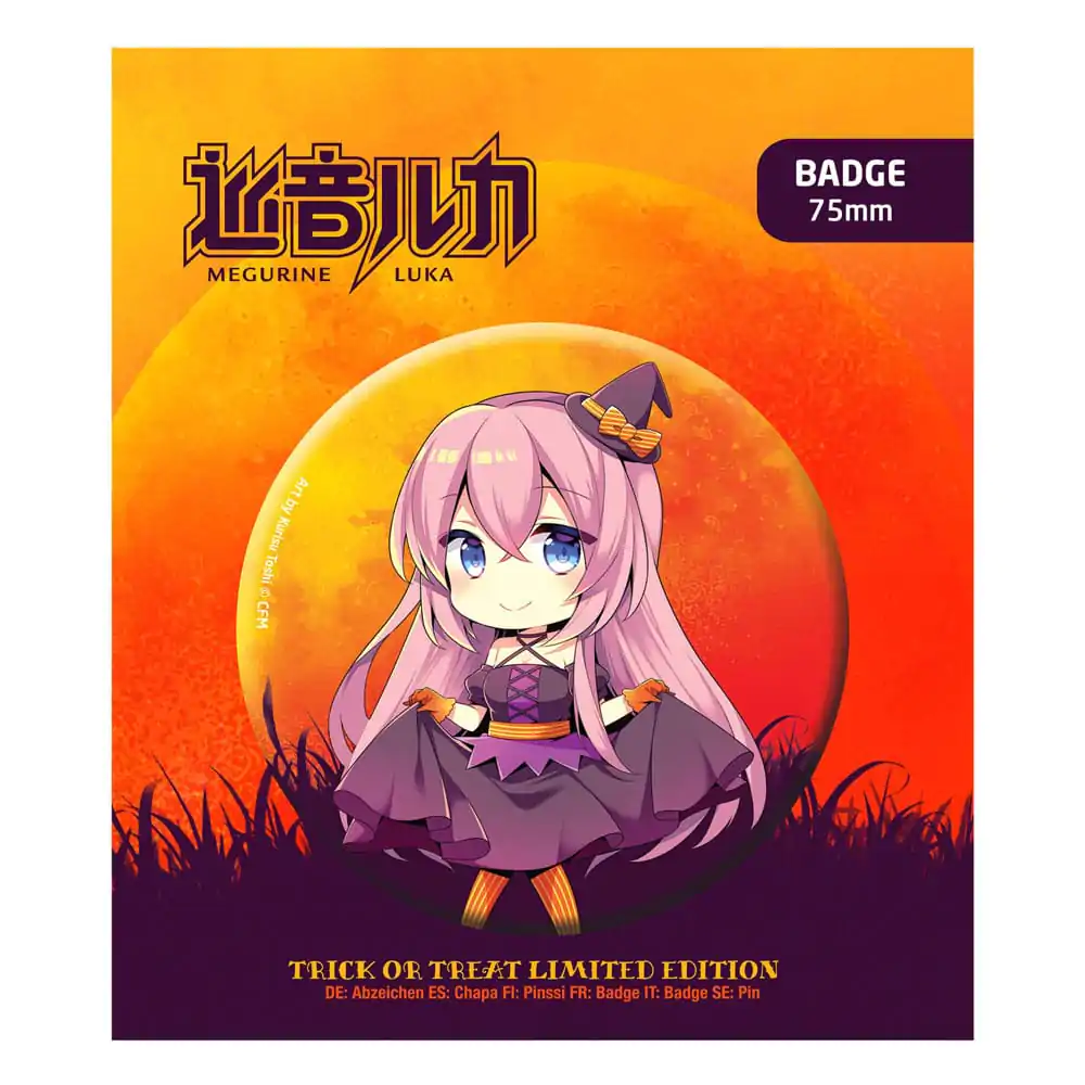 Hatsune Miku Pin Insignă Ediție Limitată Halloween Megurine Luka poza produsului