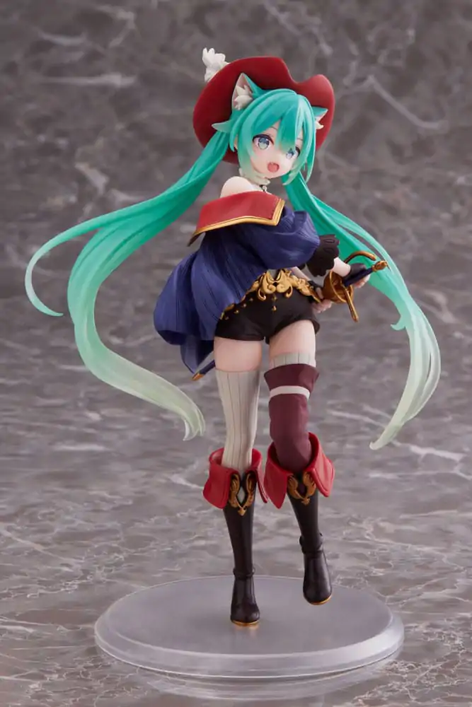 Statueta PVC Hatsune Miku Wonderland Puss in Boots 18 cm poza produsului
