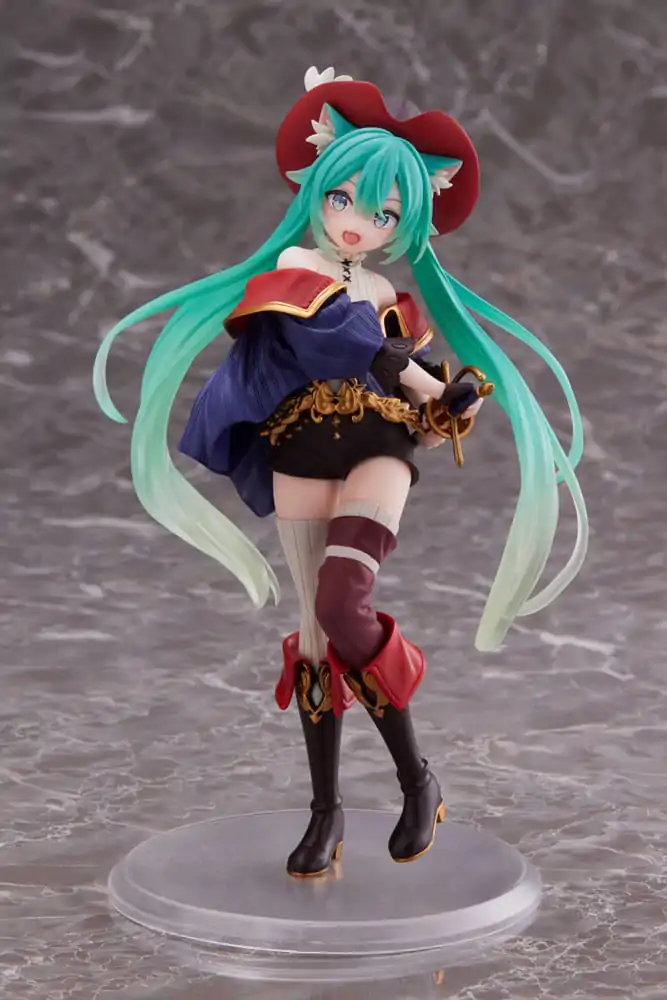 Statueta PVC Hatsune Miku Wonderland Puss in Boots 18 cm poza produsului