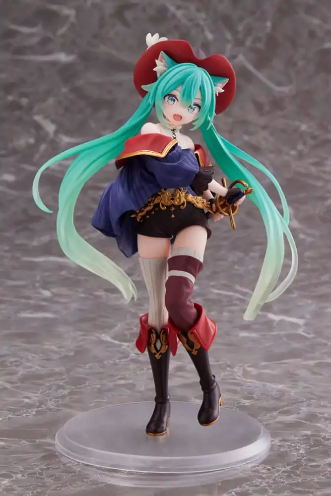 Statueta PVC Hatsune Miku Wonderland Puss in Boots 18 cm poza produsului