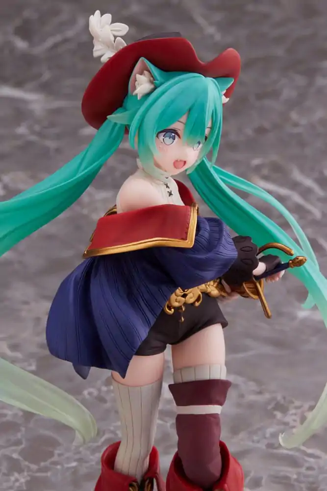 Statueta PVC Hatsune Miku Wonderland Puss in Boots 18 cm poza produsului