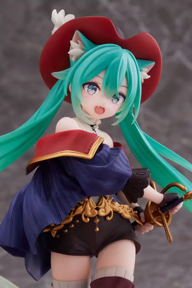 Statueta PVC Hatsune Miku Wonderland Puss in Boots 18 cm poza produsului
