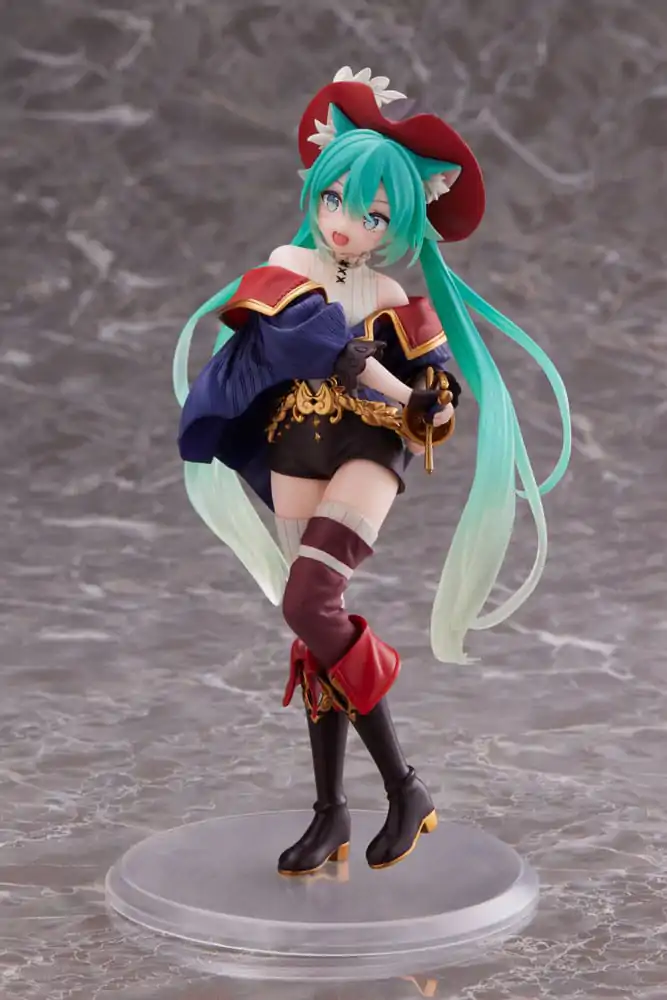 Statueta PVC Hatsune Miku Wonderland Puss in Boots 18 cm poza produsului